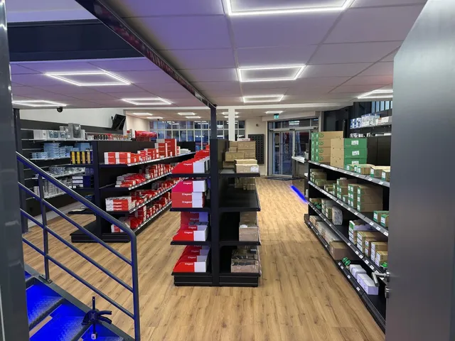 Overview of the aisles fitted out in Versailles