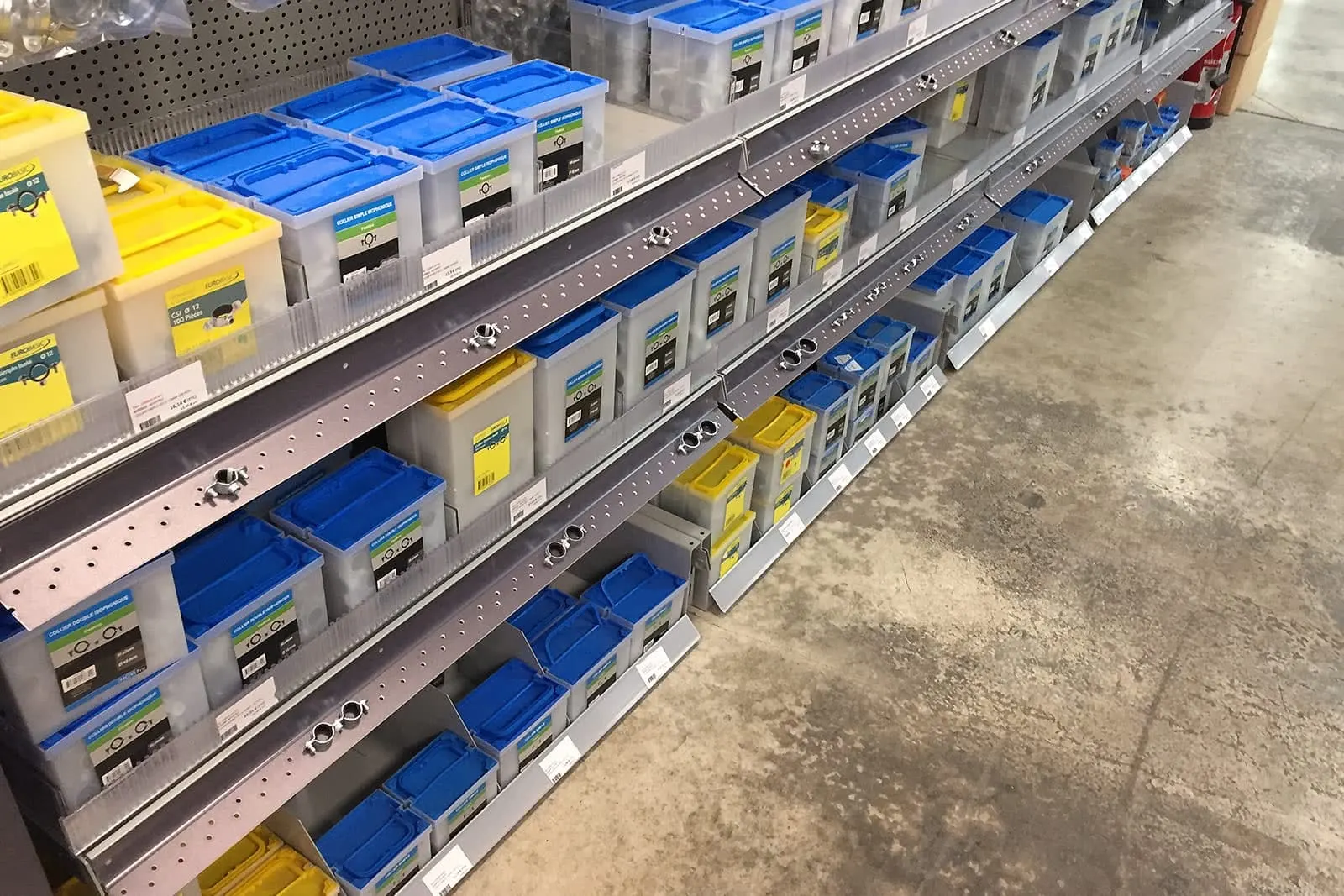Agencement d’un magasin de bricolage – vue d’ensemble du chantier