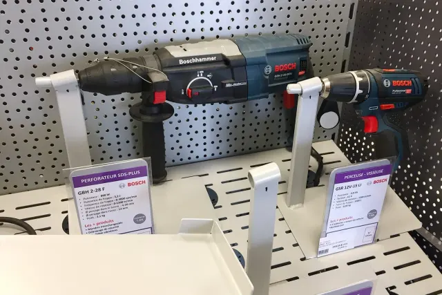 Agencement d’un magasin de bricolage – autre vue du chantier