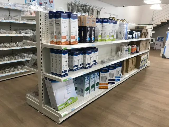 Electrical and plumbing hardware store – the installation in use