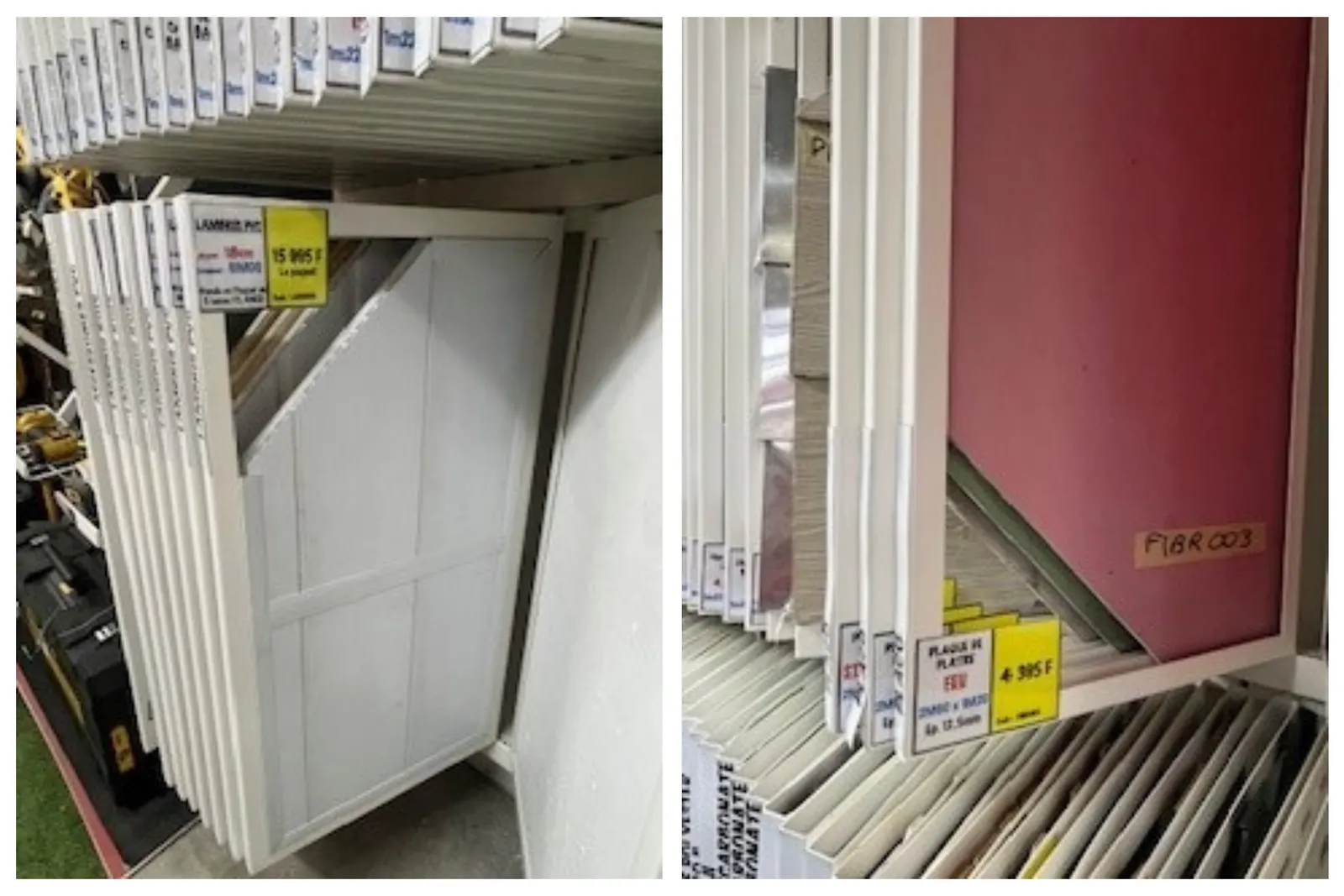 Magasin de bricolage et matériaux – autre vue du chantier