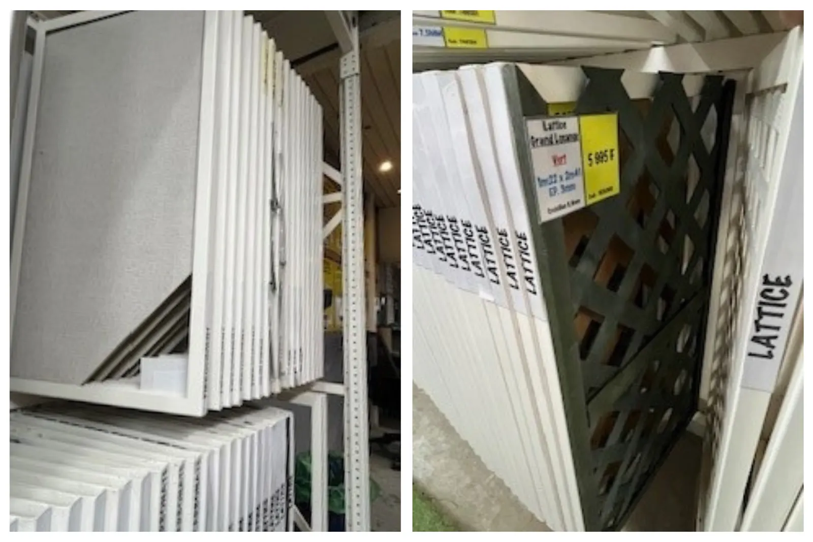 Magasin de bricolage et matériaux – installation en situation