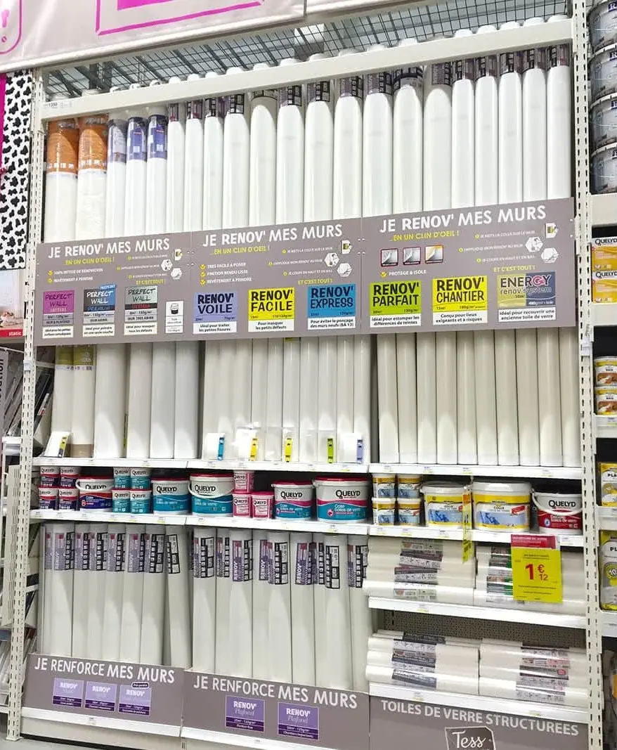 Rayonnage pour grande surface de bricolage – Poitiers (Vienne)