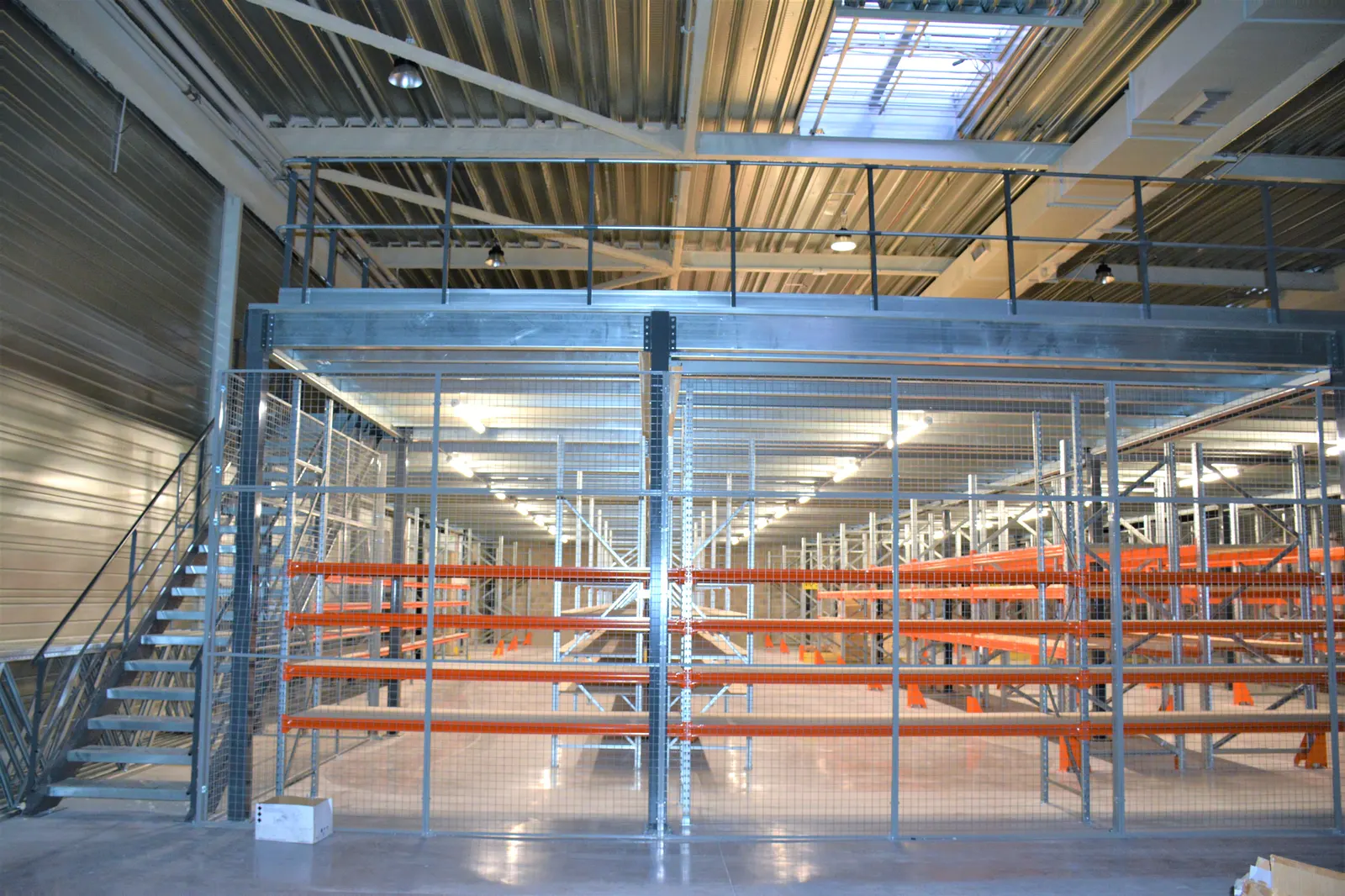 Aménagement d’un entrepôt logistique – détail de l’installation