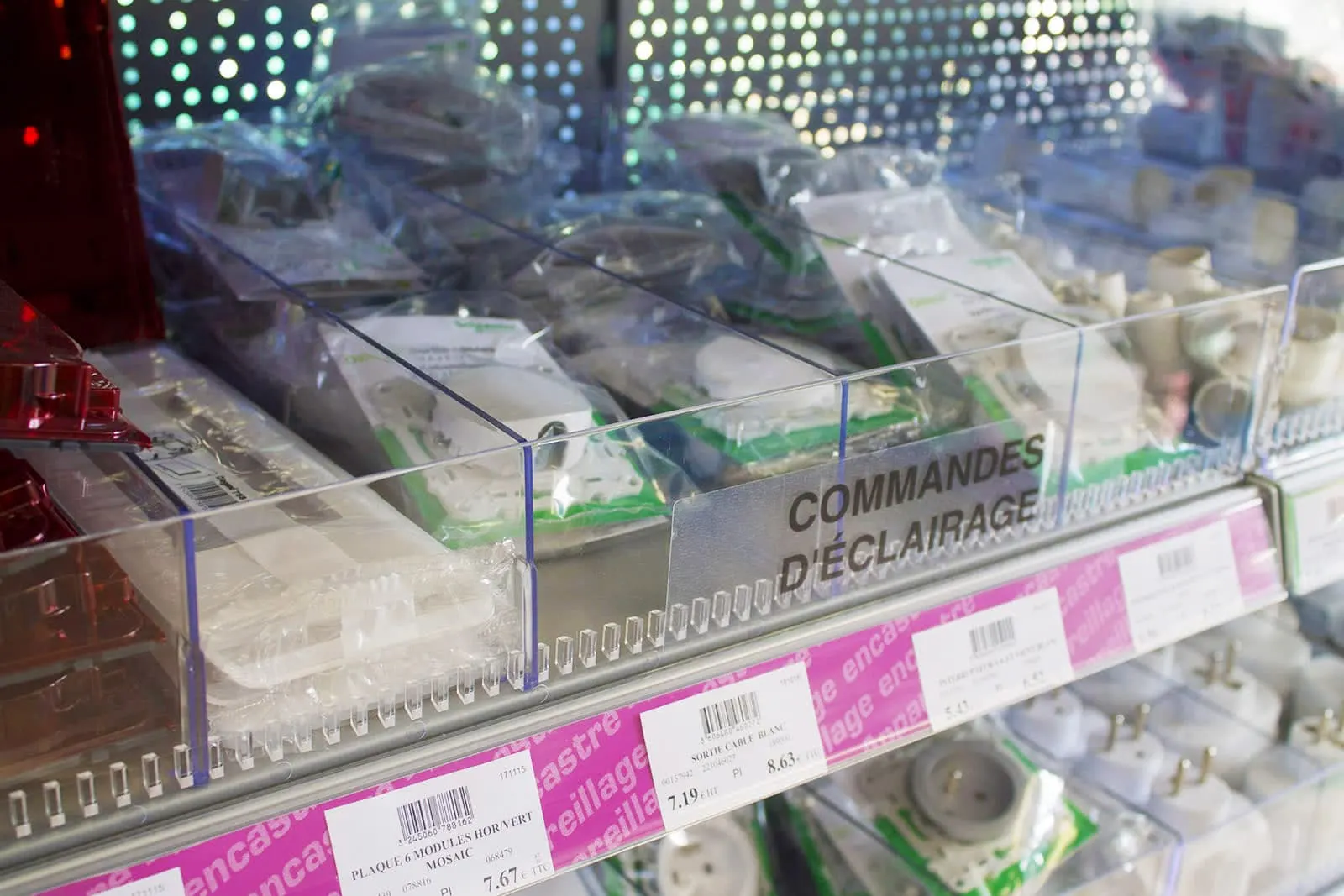 Aménagement GMS d’un hypermarché – vue rapprochée