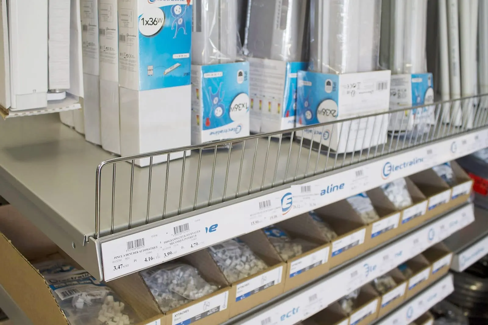 Aménagement GMS d’un hypermarché – autre vue du chantier