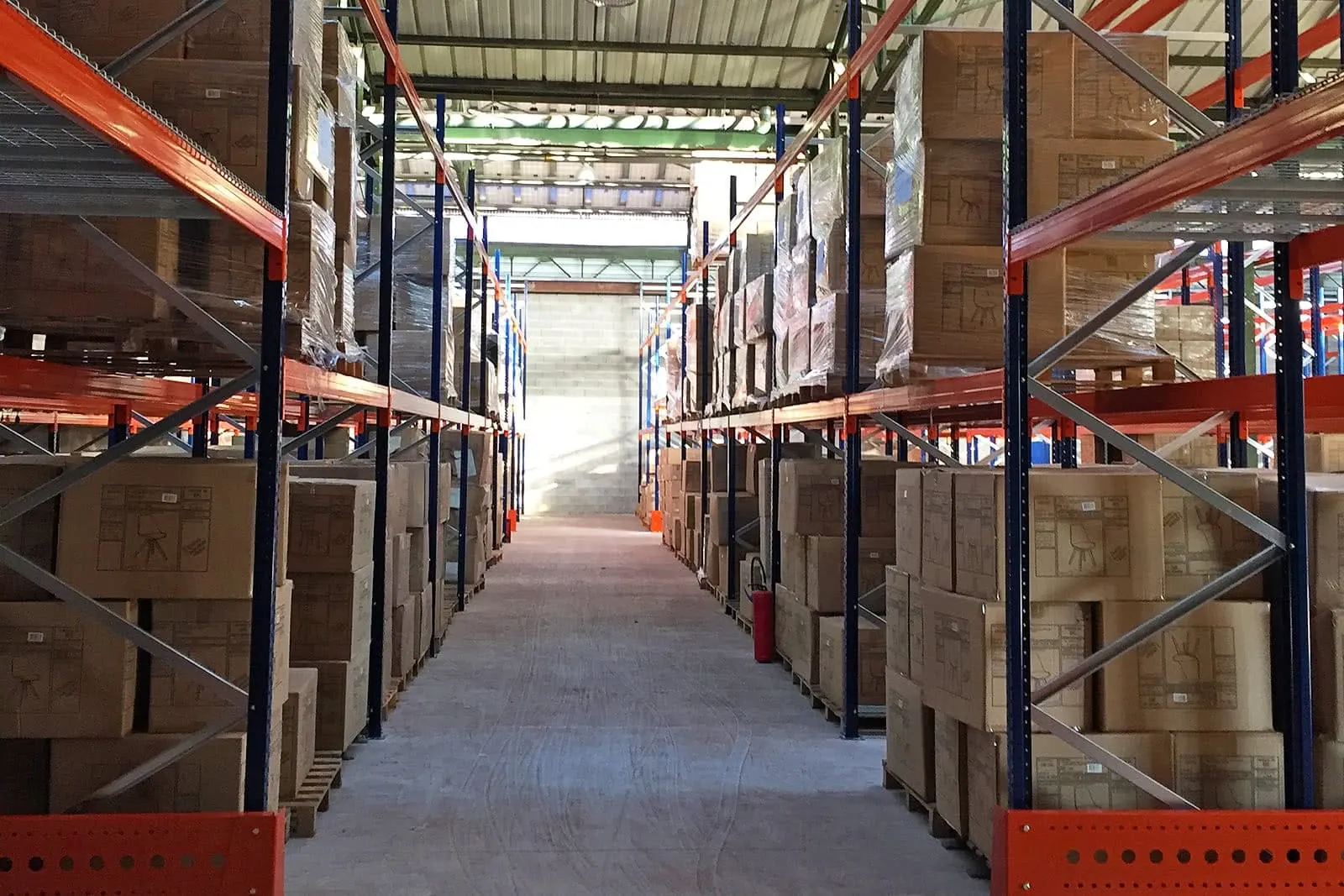 Rayonnage d’entrepôt pour stockage de palettes – Montpellier (Hérault)