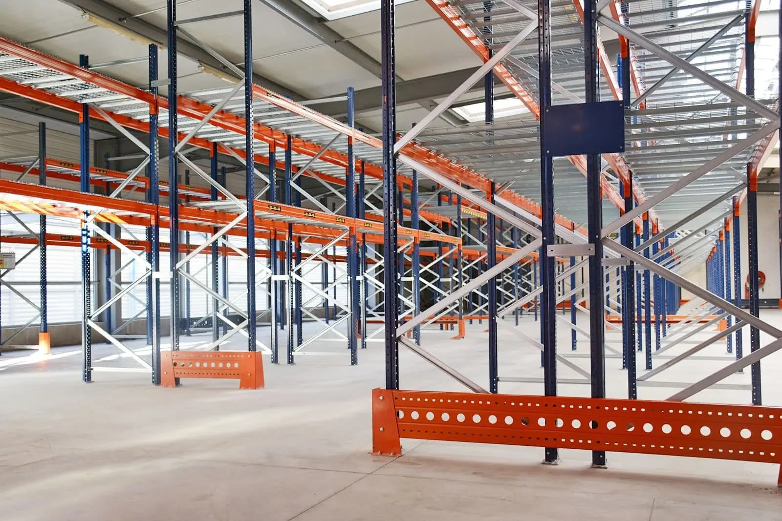 Stockage de palettes sur palettier – détail de l’installation