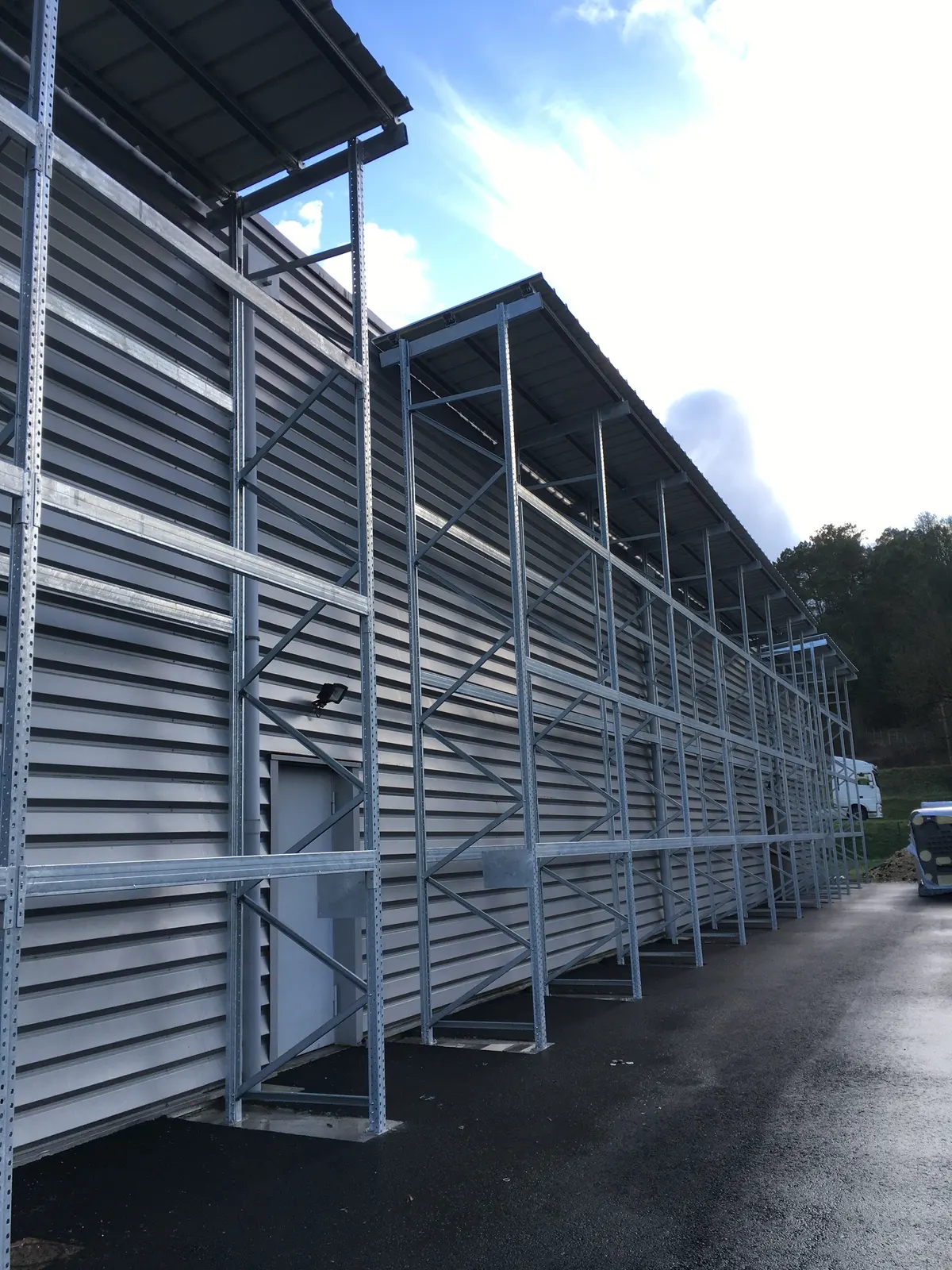 Stockage palettier – détail de l’installation