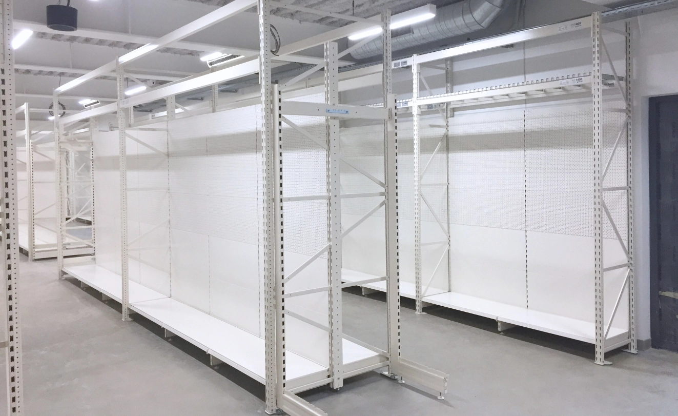 gondoles rack d'integration magasin  ralblanc