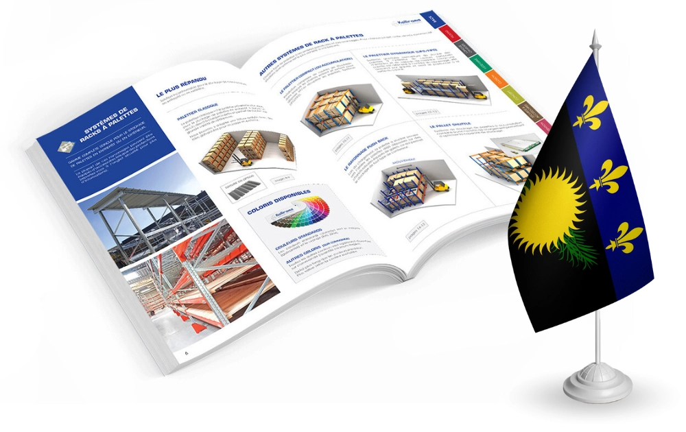 Catalogue rayonnage stockage Kollirama Guadeloupe