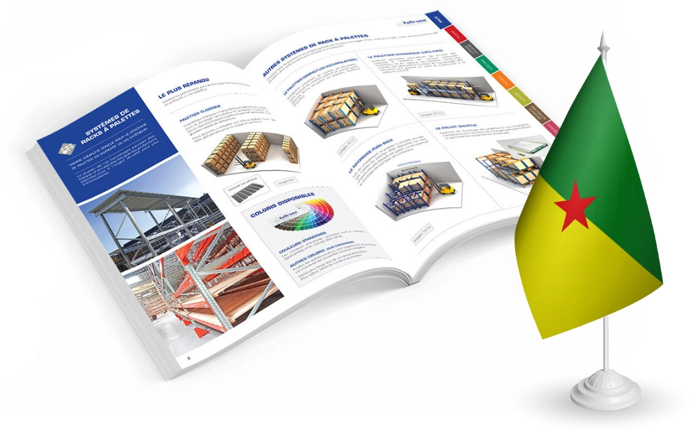 Catalogue rayonnage stockage Kollirama Guyane