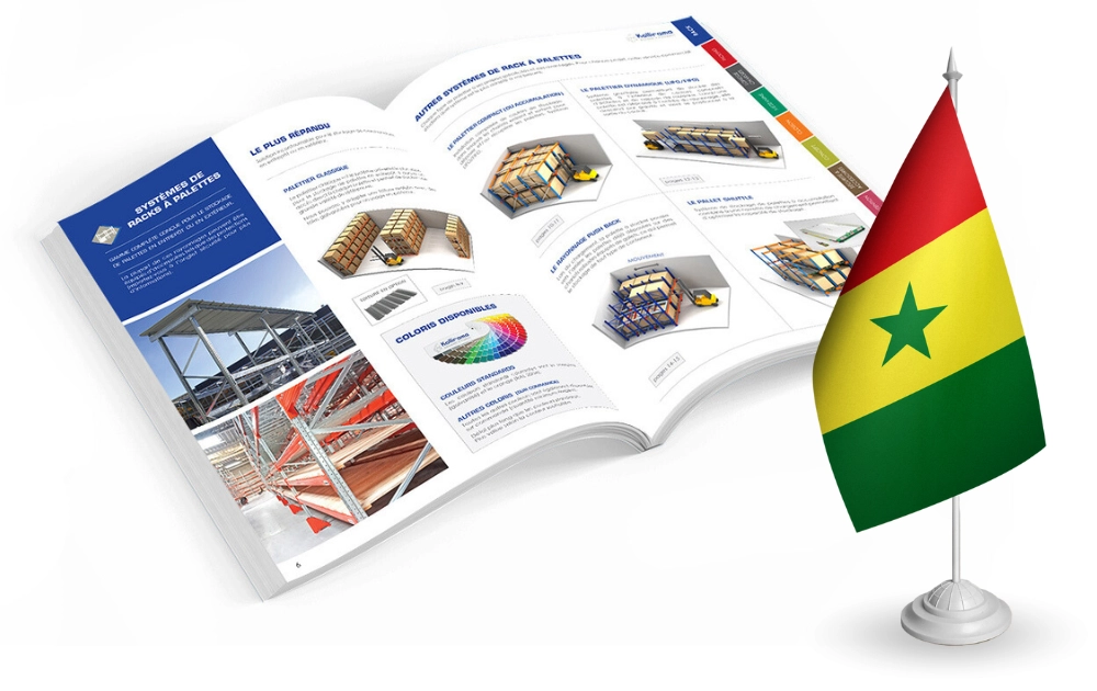 Catalogue rayonnage stockage Kollirama Sénégal