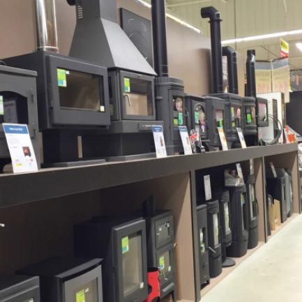 aménagement rayon chauffage pour magasin de bricolage gsb