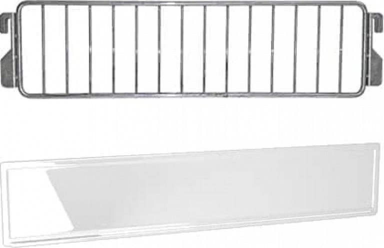 Accessoires de gondoles façades et séparations de tablettes 1
