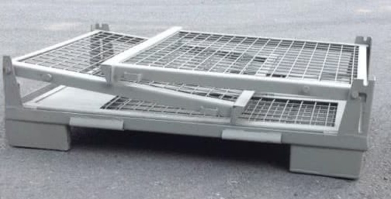 Caisse métallique pliable repliable 3