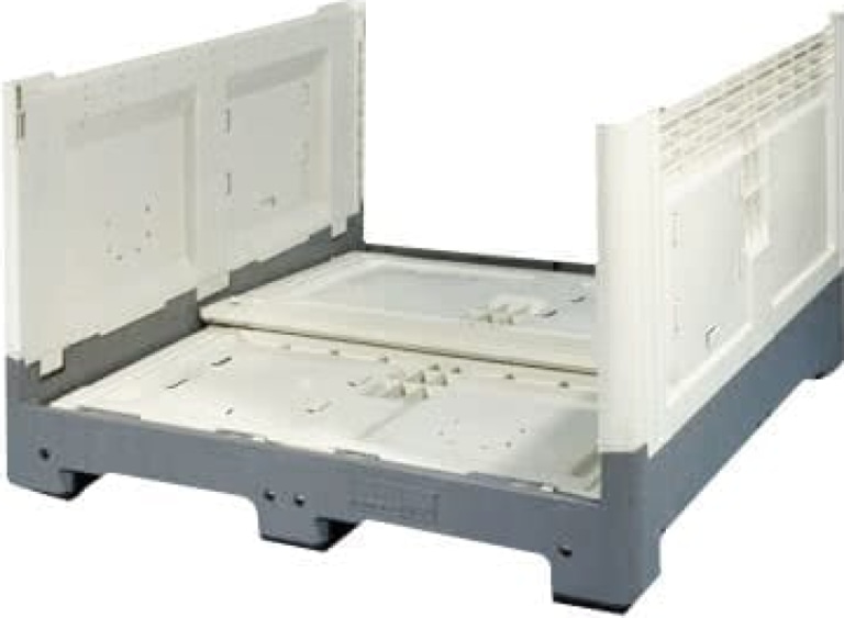 Caisses palettes en plastique repliable 4