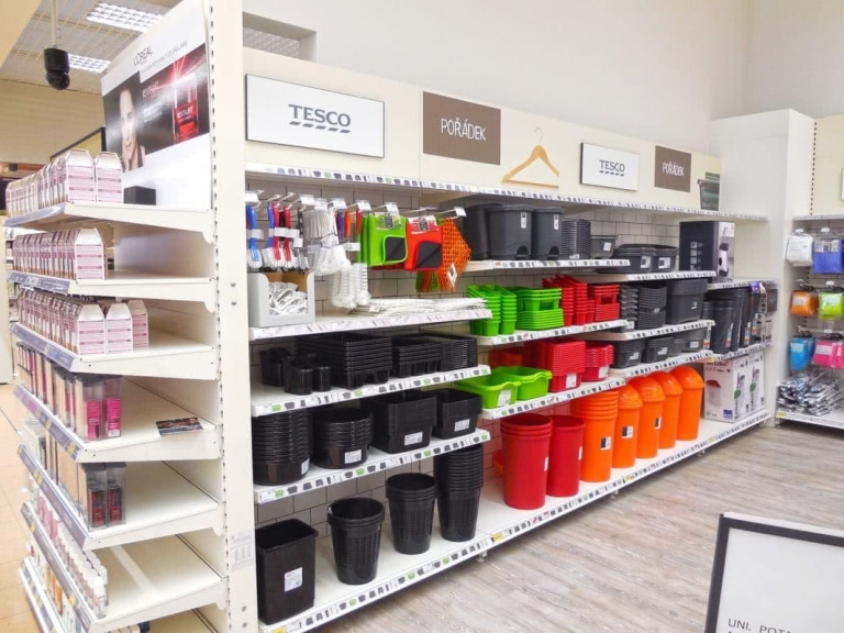 Rayonnage gondole murale / simple face 4