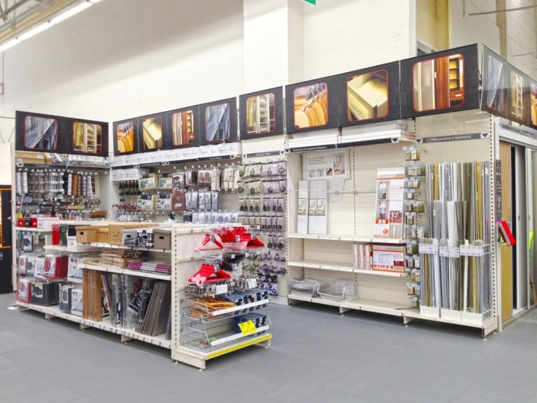 Rayonnage gondole centrale / double face 5