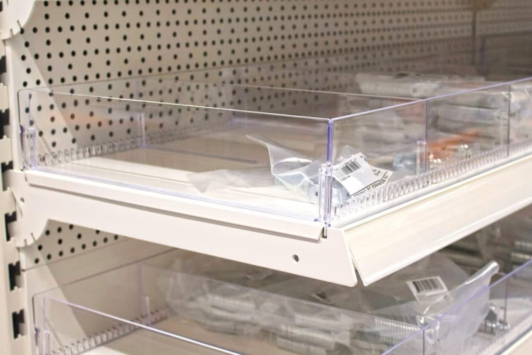 Accessoires de gondoles façades et séparations de tablettes 2