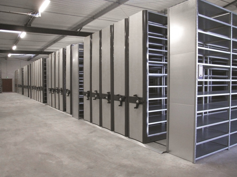 Rayonnage léger sur base mobile 2