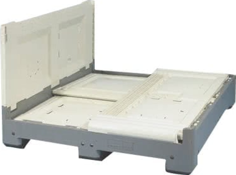 Caisses palettes en plastique repliable 3