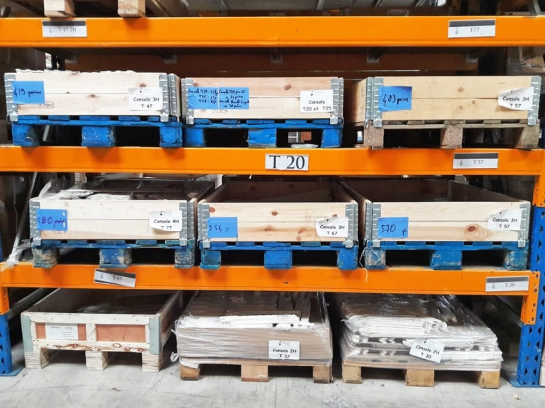 Rehausse bois pliable pour palettes europe 5