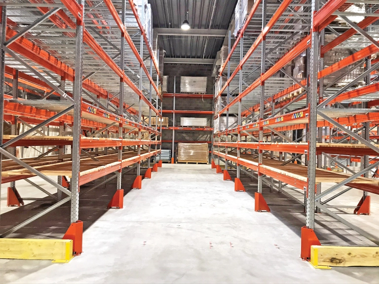 Panneau bois pour rack à palettes 3