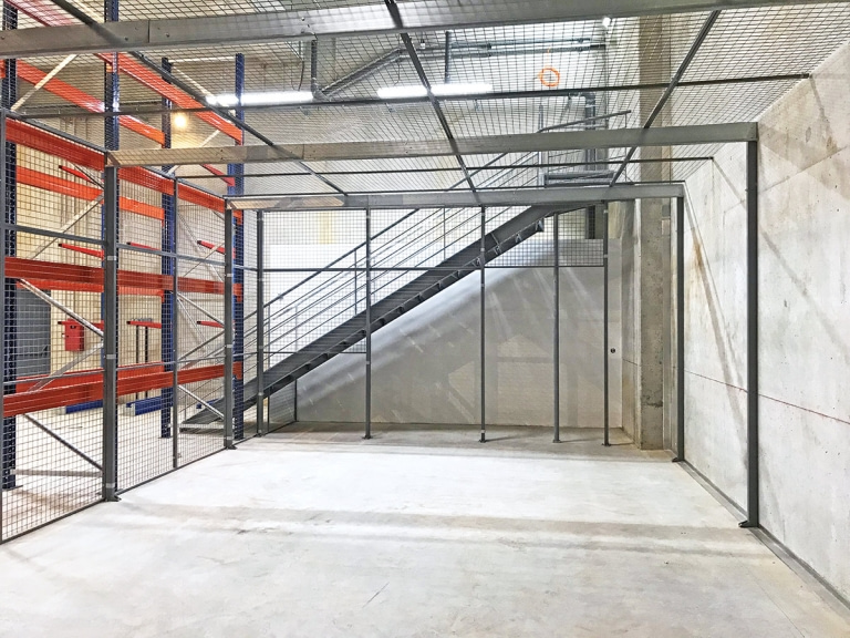 Box à cloison grillagée modulaire 3