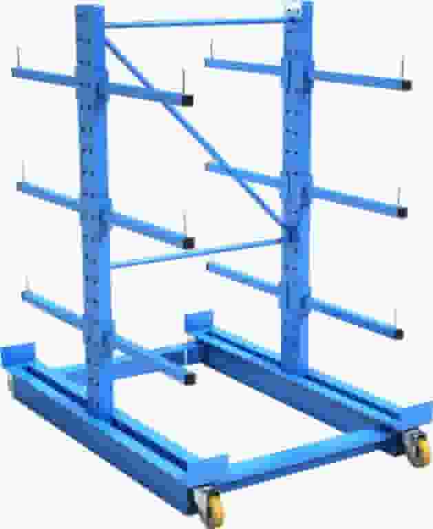 Rayonnage cantilever mobile 1